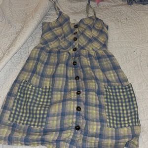 Le Lis Plaid Dress